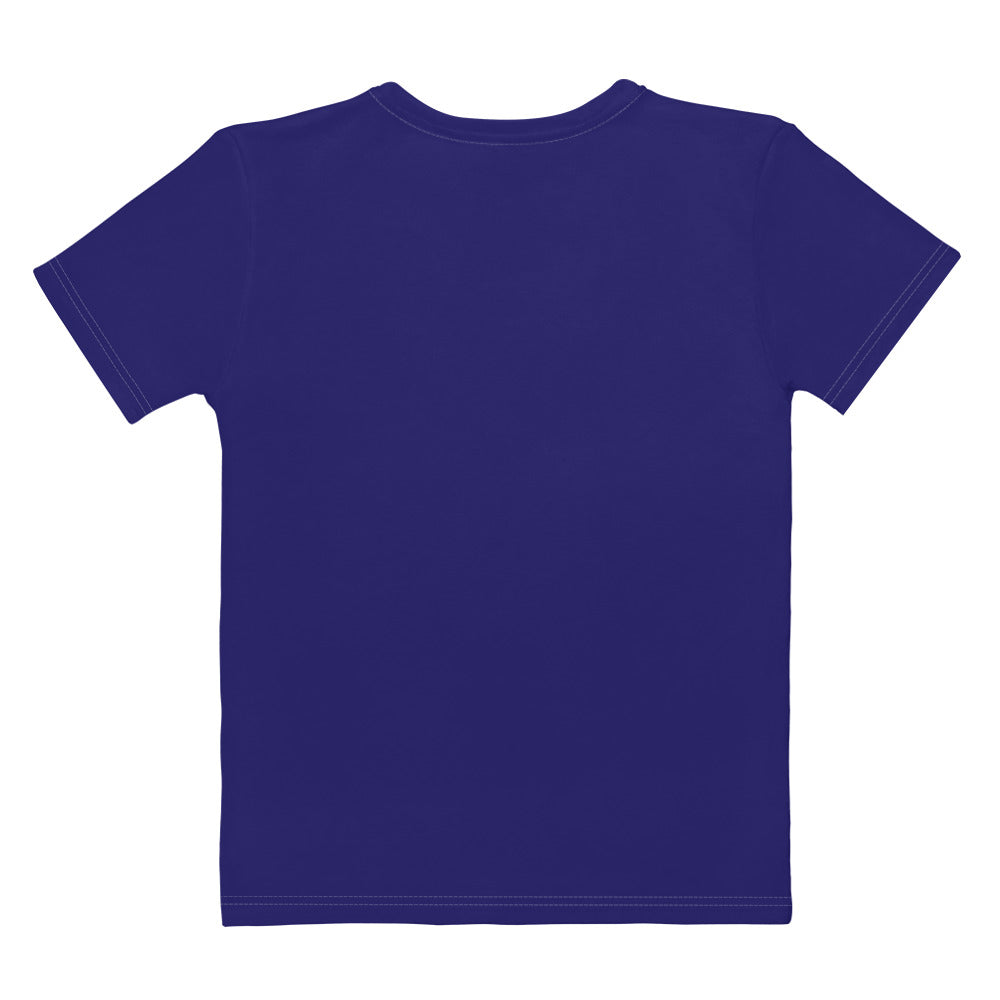 Climate Change Global Warming Stripes | Blue - Sustainably Made Women's t-shirt