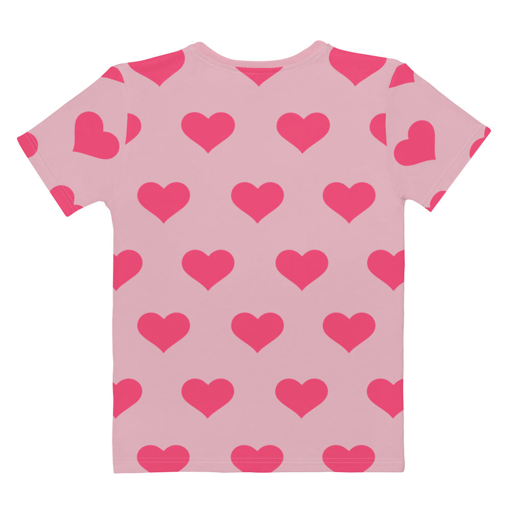 Pink Love - Sustainably Made Women’s Short Sleeve Tee