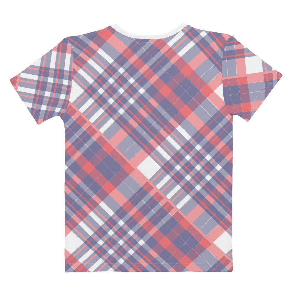 Diagonal Stripes - Inspired By Taylor Swift - Sustainably Made Women’s Short Sleeve Tee