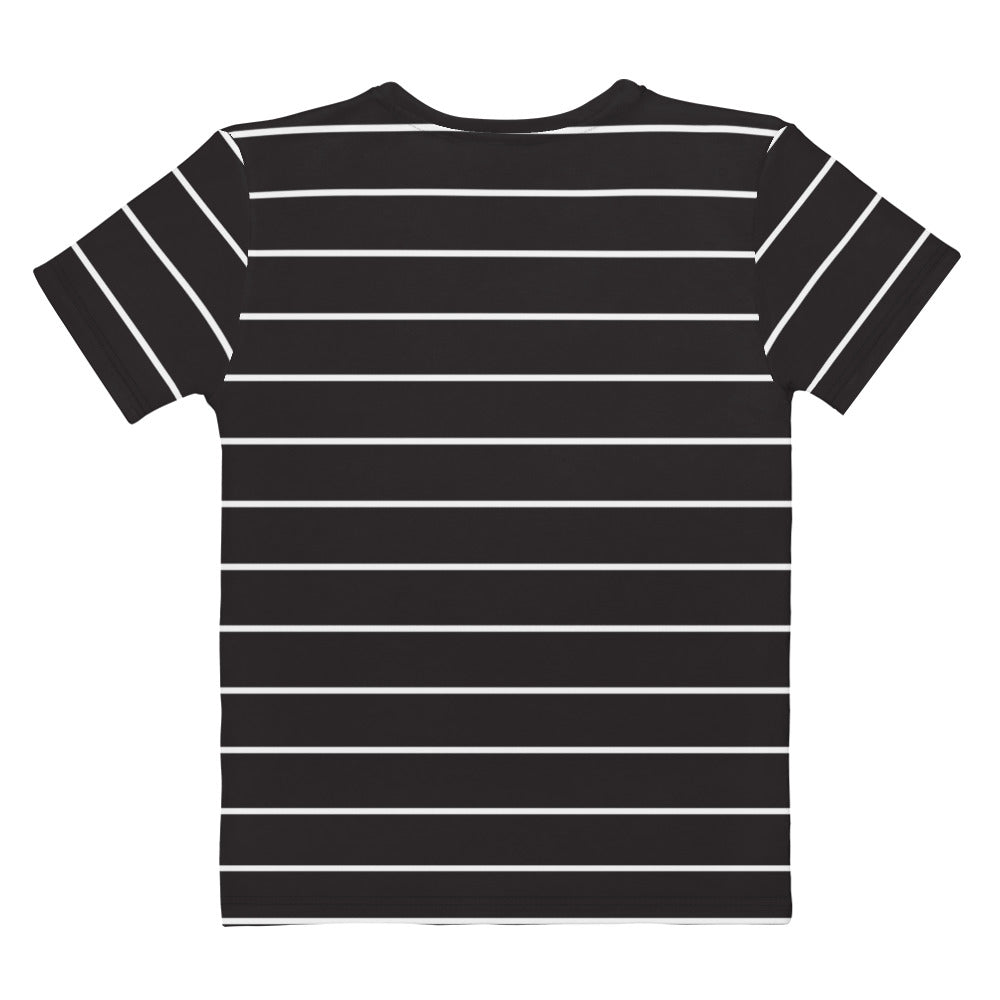 Black Stripes - Inspired By Taylor Swift - Sustainably Made Women’s Short Sleeve Tee