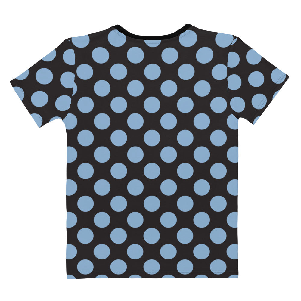 Blue Polkadot - Inspired By Harry Styles - Sustainably Made Women’s Short Sleeve Tee