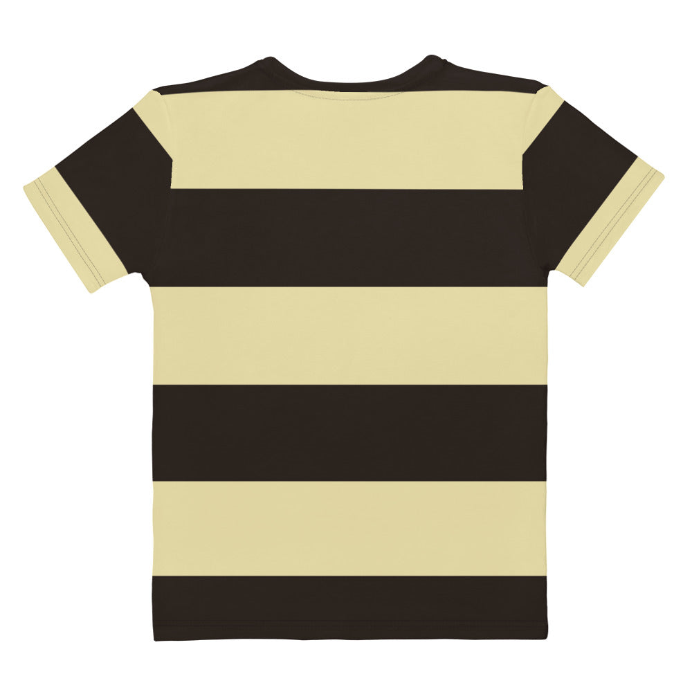 Black Gold Stripes - Inspired By Taylor Swift - Sustainably Made Women’s Short Sleeve Tee