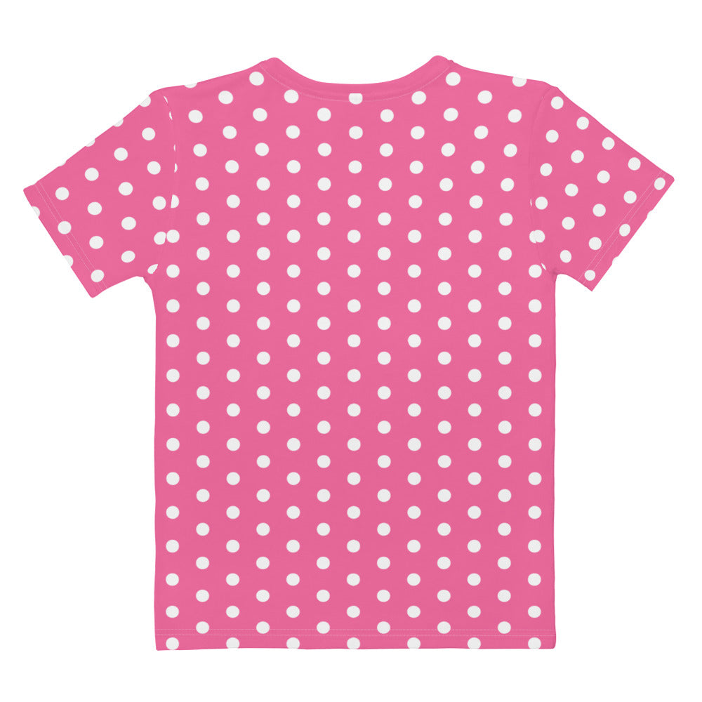 Pink Polkadot - Inspired By Harry Styles - Sustainably Made Women’s Short Sleeve Tee