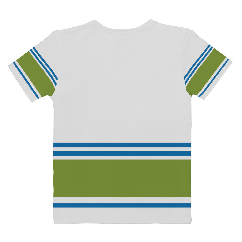 Down stripes - Inspired By Zendaya - Sustainably Made Women’s Short Sleeve Tee