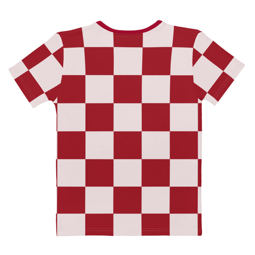 Go Red - Inspired By Dua Lipa - Sustainably Made Women’s Short Sleeve Tee