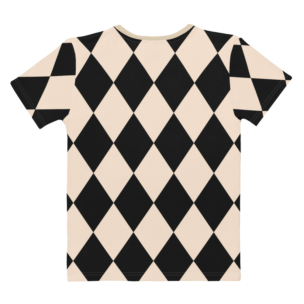 Harlequin - Inspired By Selena Gomez - Sustainably Made Women's Short Sleeve Tee