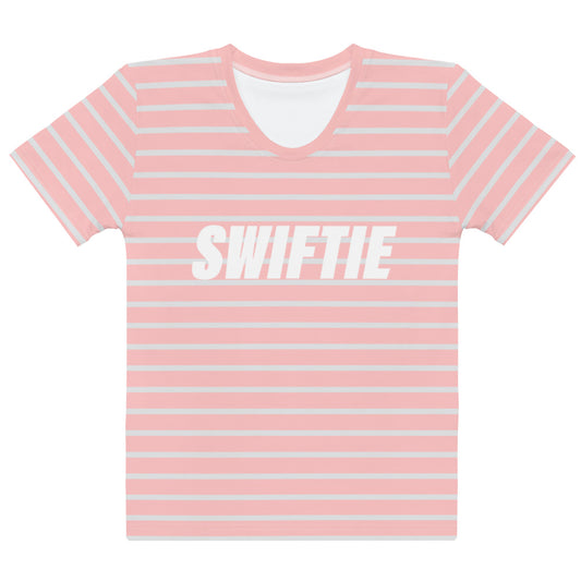 Swiftie Stripes - Inspired By Taylor Swift - Sustainably Made Women’s Short Sleeve Tee