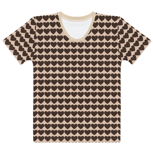 Heart Pattern - Inspired By Harry Styles - Sustainably Made Women’s Short Sleeve Tee