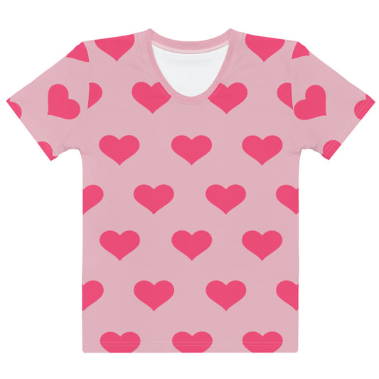 Pink Love - Sustainably Made Women’s Short Sleeve Tee