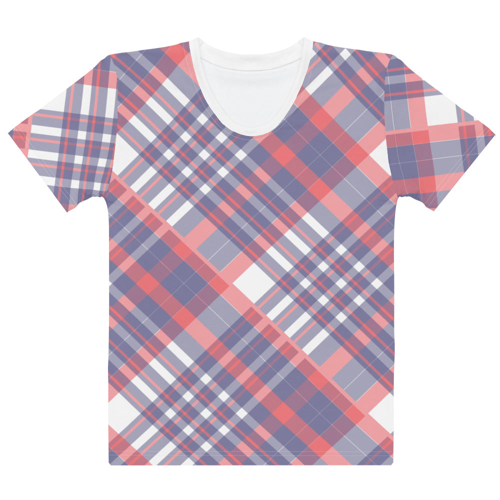 Diagonal Stripes - Inspired By Taylor Swift - Sustainably Made Women’s Short Sleeve Tee