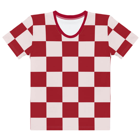 Go Red - Inspired By Dua Lipa - Sustainably Made Women’s Short Sleeve Tee