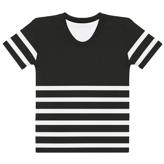 Half Lines - Inspired By Selena Gomez - Sustainably Made Women's Short Sleeve Tee