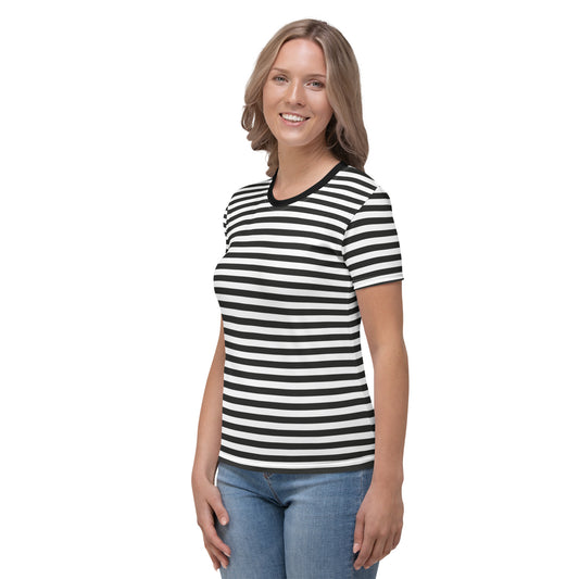 Bengal Stripes - Inspired By Dua Lipa - Sustainably Made Women's Short Sleeve Tee