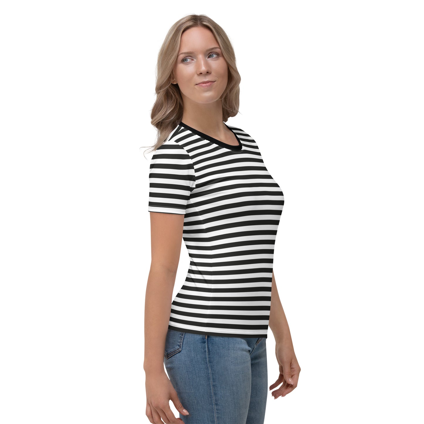 Bengal Stripes - Inspired By Dua Lipa - Sustainably Made Women's Short Sleeve Tee