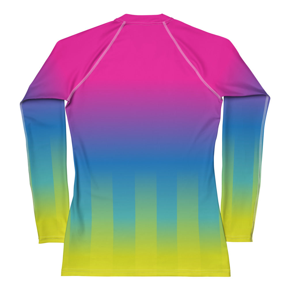 Rainbow - Inspired By Taylor Swift - Sustainably Made Women's Rash Guard