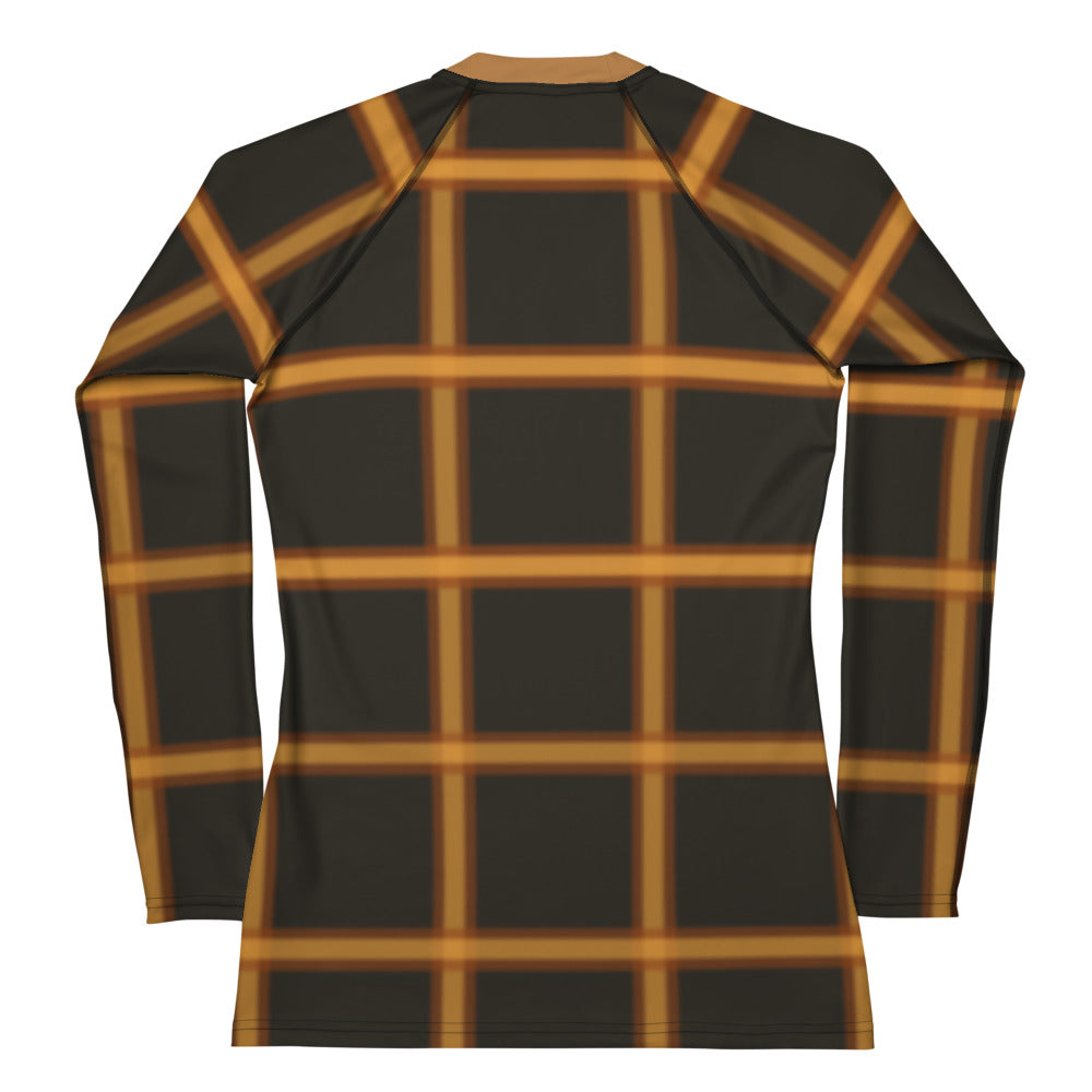 Classic Tartan - Inspired By Taylor Swift - Sustainably Made Women's Rash Guard