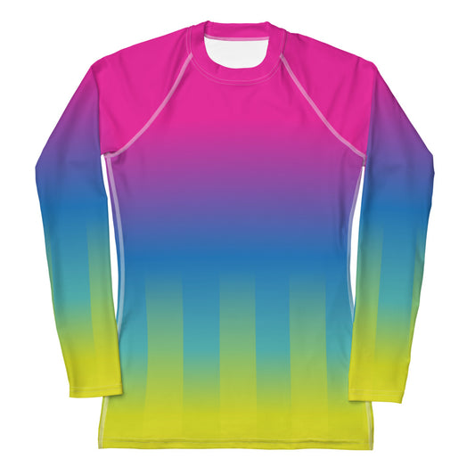 Rainbow - Inspired By Taylor Swift - Sustainably Made Women's Rash Guard