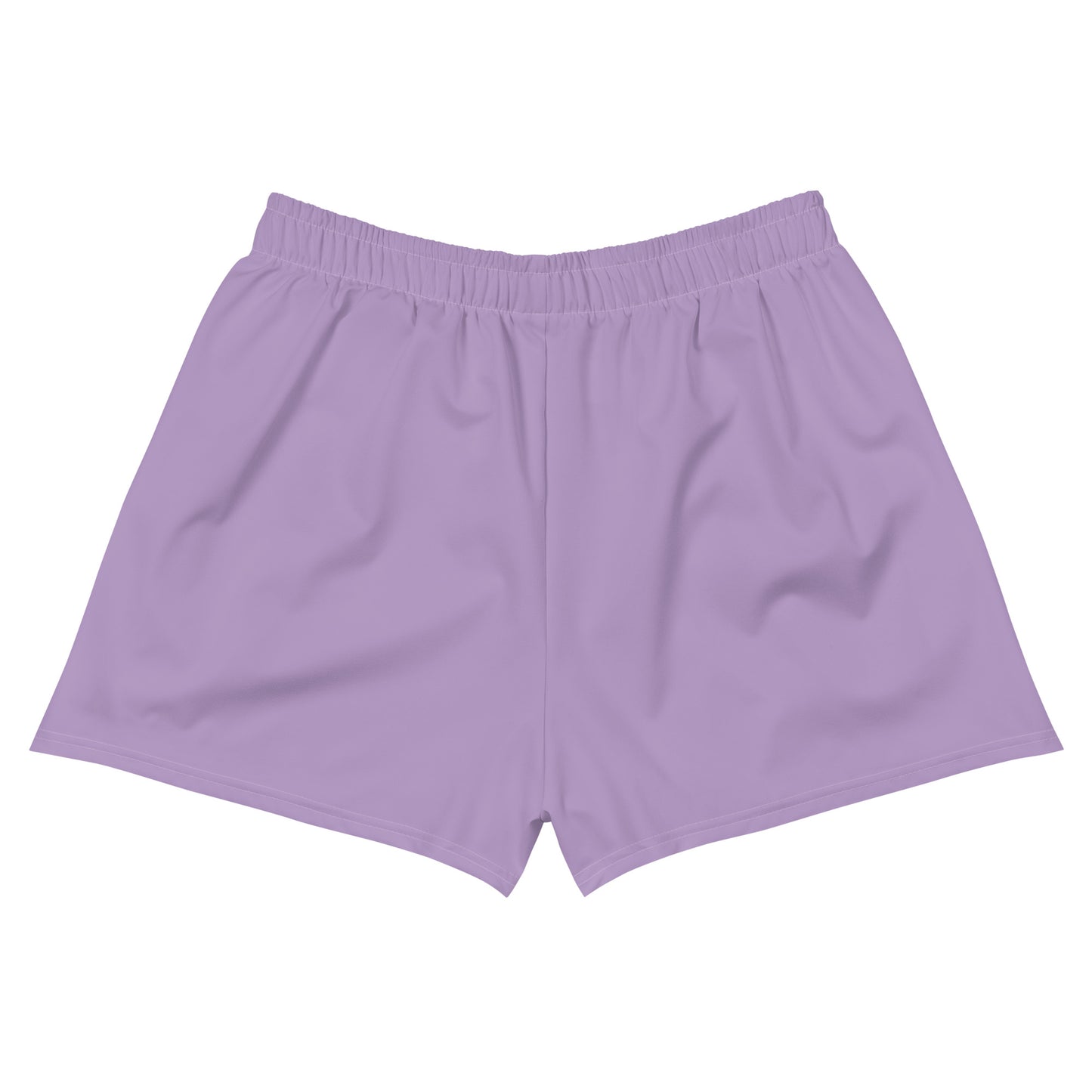 Lilac Climate Change Global Warming Statement - Sustainably Made Women’s Recycled Athletic Shorts