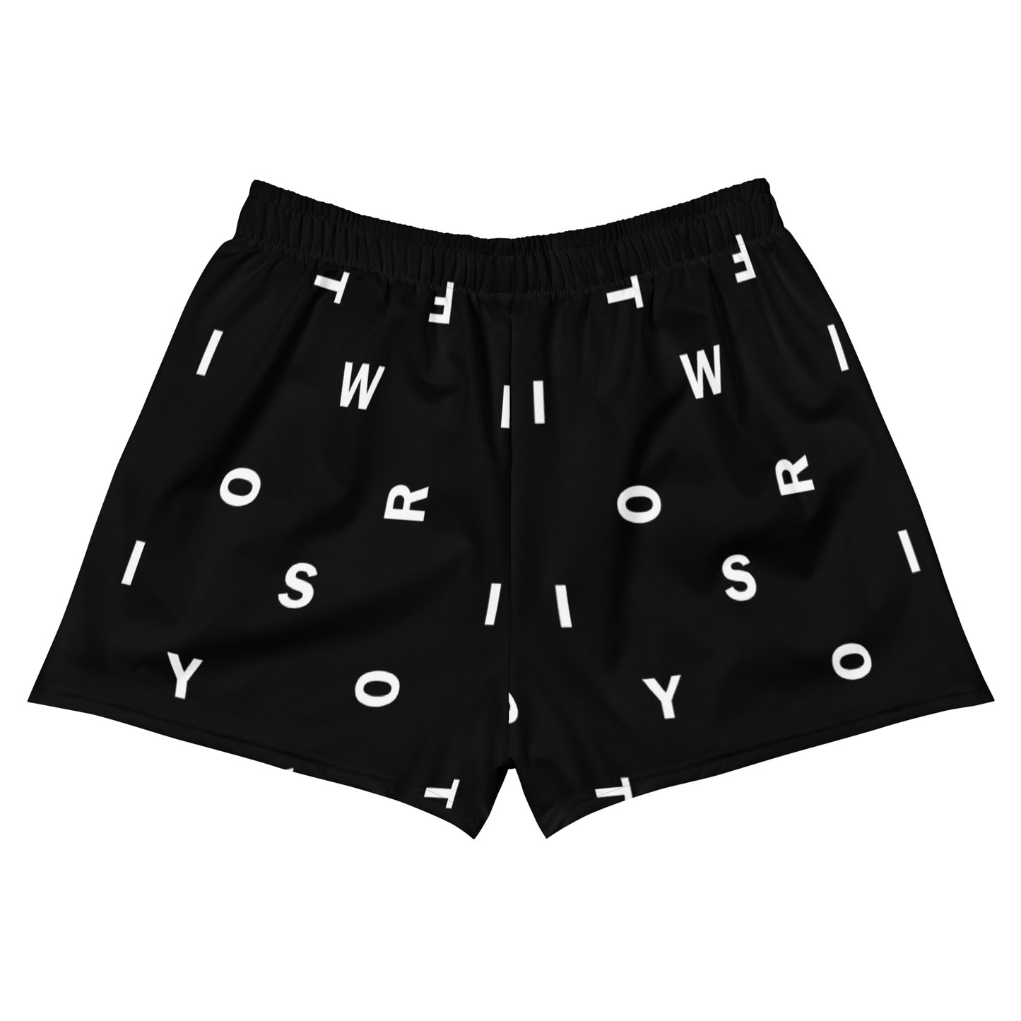 Letter Black - Inspired By Taylor Swift - Sustainably Made Women’s Shorts