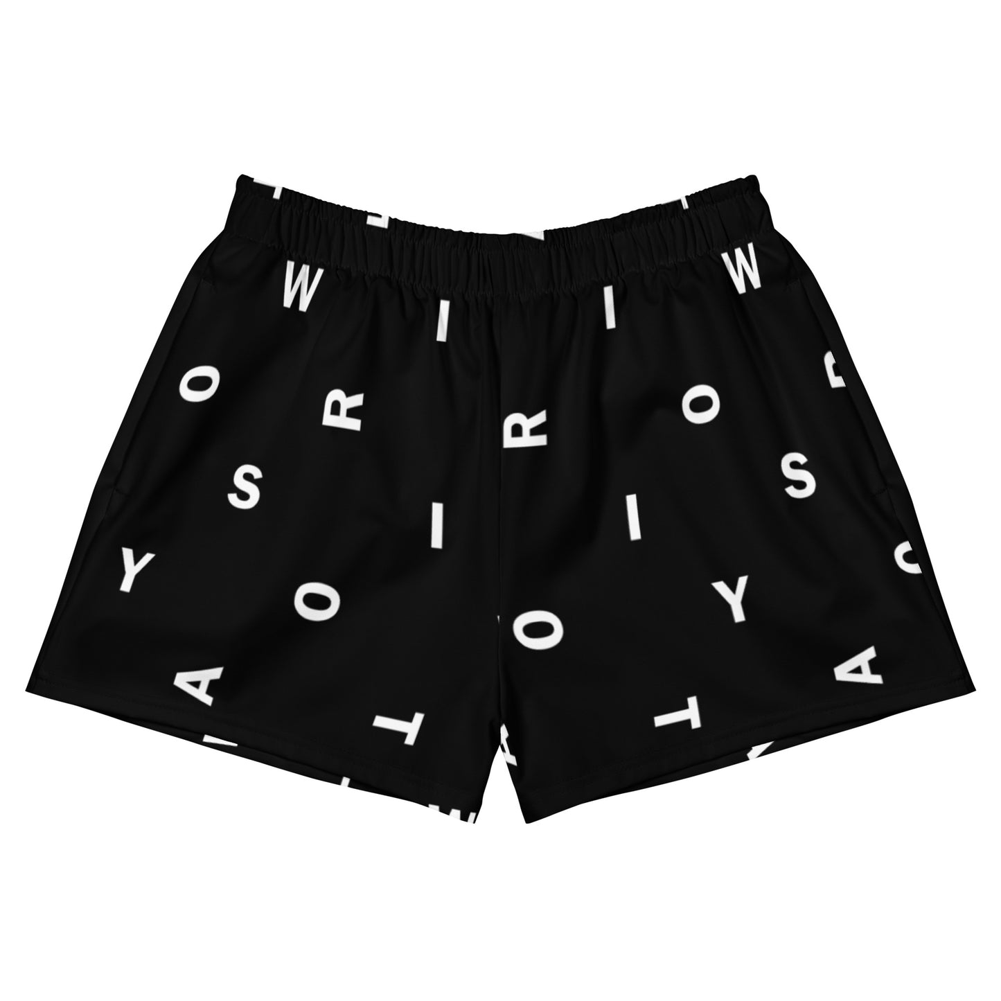Letter Black - Inspired By Taylor Swift - Sustainably Made Women’s Shorts