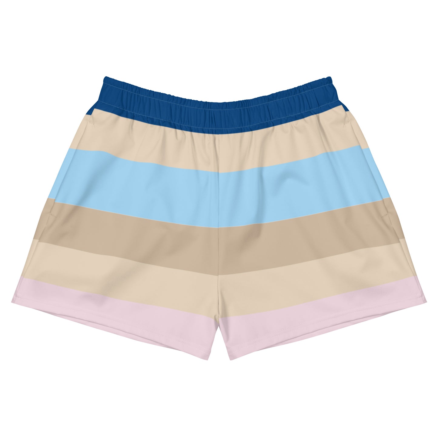 Stripes Multi Color - Inspired By Zendaya - Sustainably Made Women’s Shorts