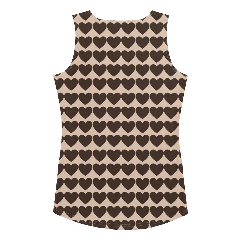 Heart Pattern - Inspired By Harry Styles - Sustainably Made Tank Top
