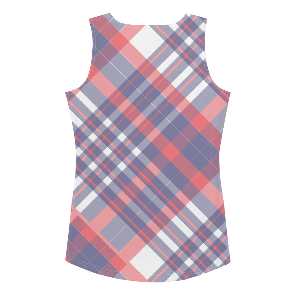 Diagonal Stripes - Inspired By Taylor Swift - Sustainably Made Tank Top