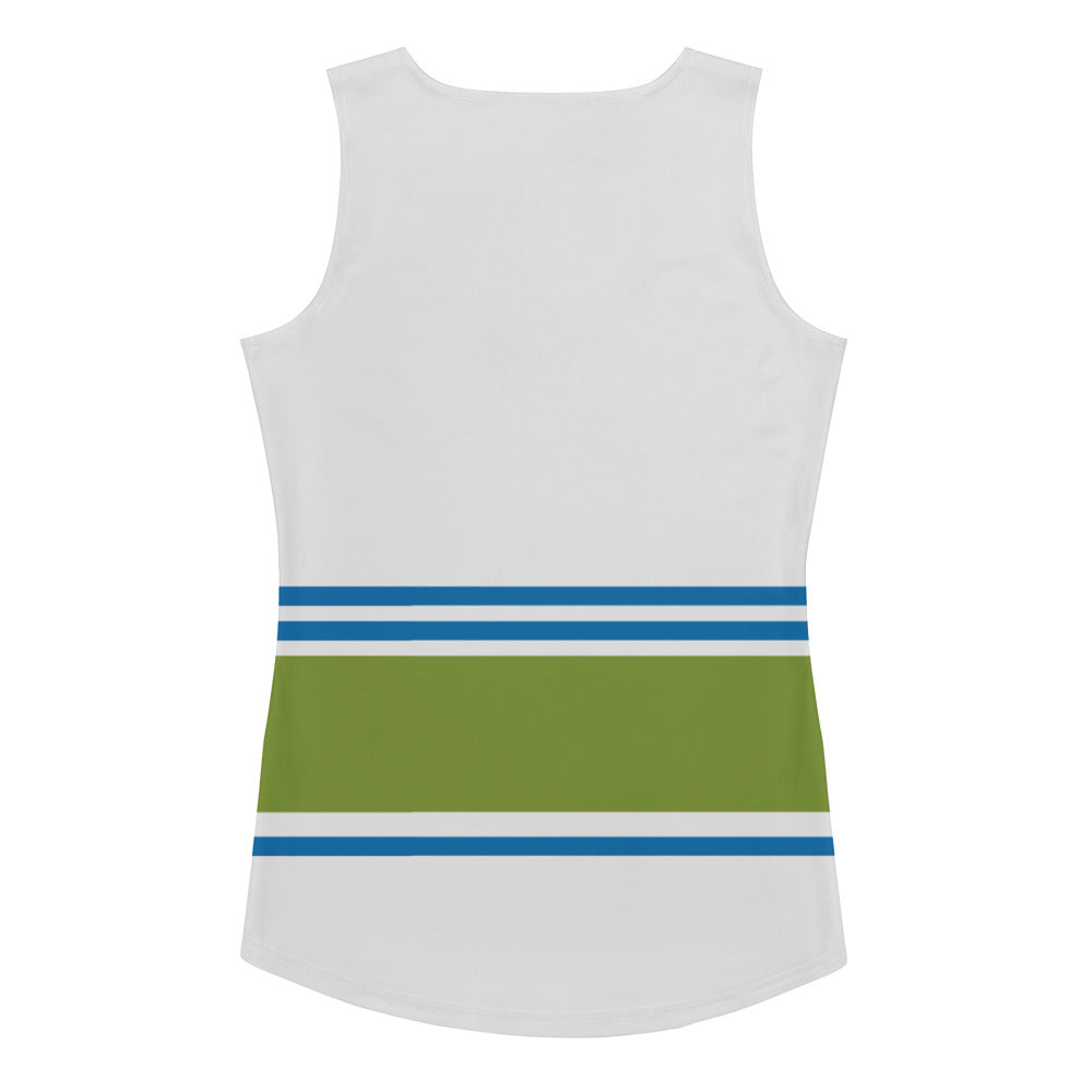 Down stripes - Inspired By Zendaya - Sustainably Made Tank Top