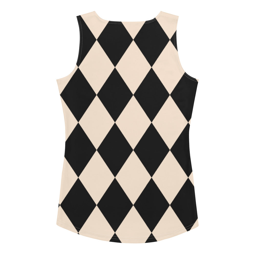 Harlequin - Inspired By Selena Gomez - Sustainably Made Tank Top