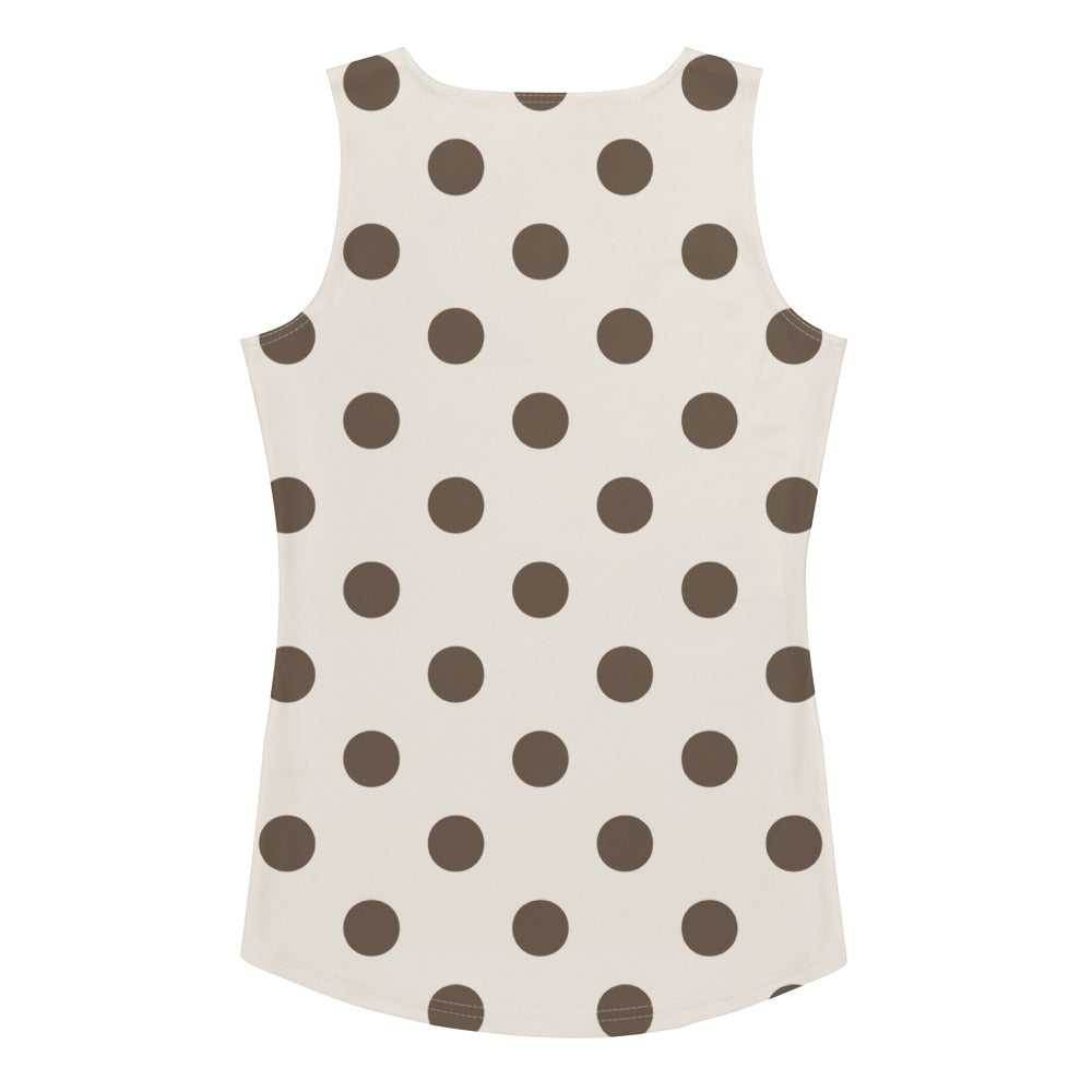 Polkadot - Inspired By Dua Lipa - Sustainably Made Tank Top