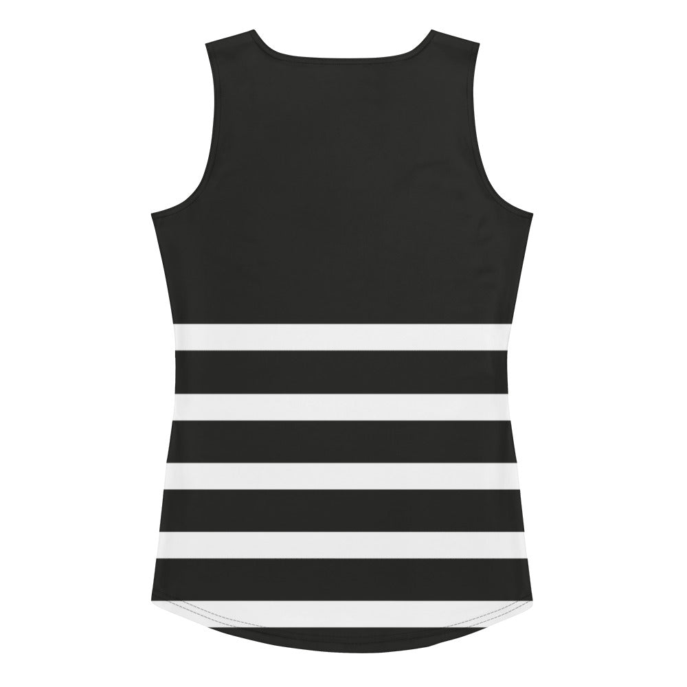 Half Lines - Inspired By Selena Gomez - Sustainably Made Tank Top