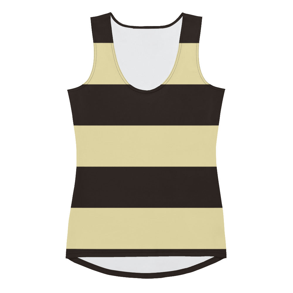 Black Gold tripes - Inspired By Taylor Swift - Sustainably Made Tank Top