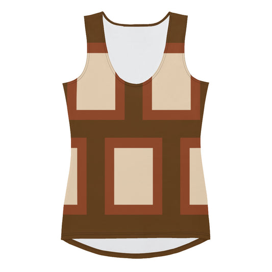 Retro Block - Inspired By Harry Styles - Sustainably Made Tank Top