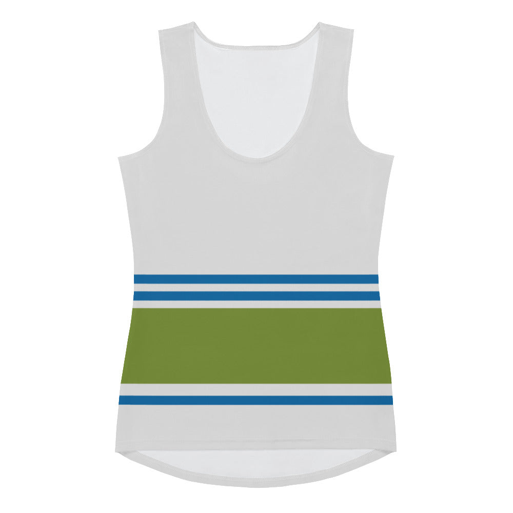 Down stripes - Inspired By Zendaya - Sustainably Made Tank Top