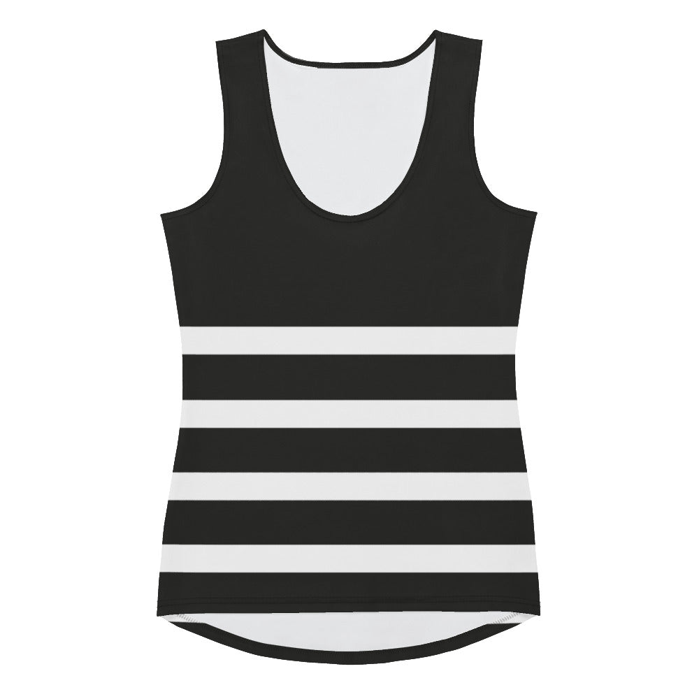 Half Lines - Inspired By Selena Gomez - Sustainably Made Tank Top