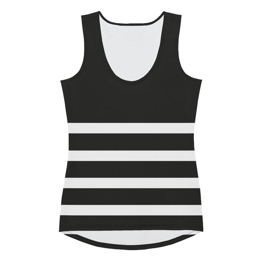 Half Lines - Inspired By Selena Gomez - Sustainably Made Tank Top