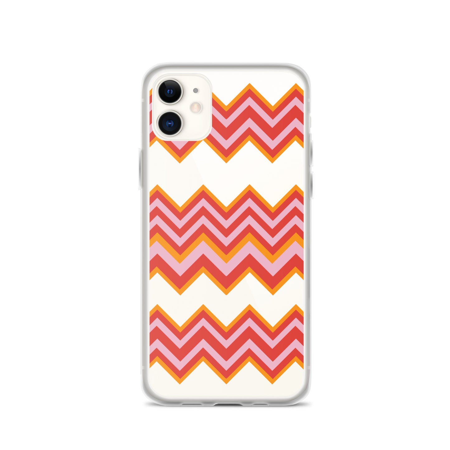 Retro Zigzag - Inspired By Taylor Swift - Sustainably Made Clear Case for iPhone®
