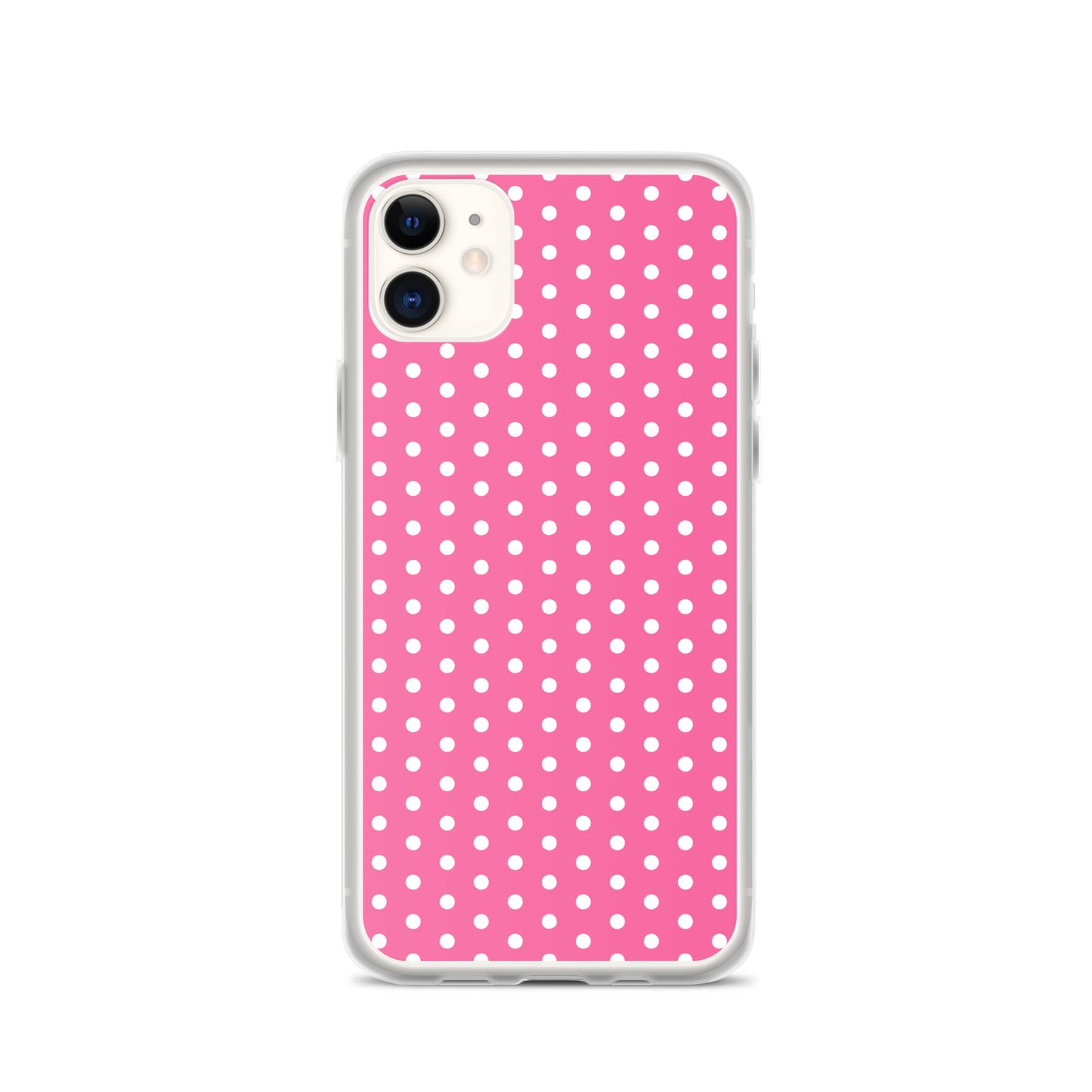 Pink Polkadot - Inspired By Harry Styles - Sustainably Made Clear Case for iPhone®