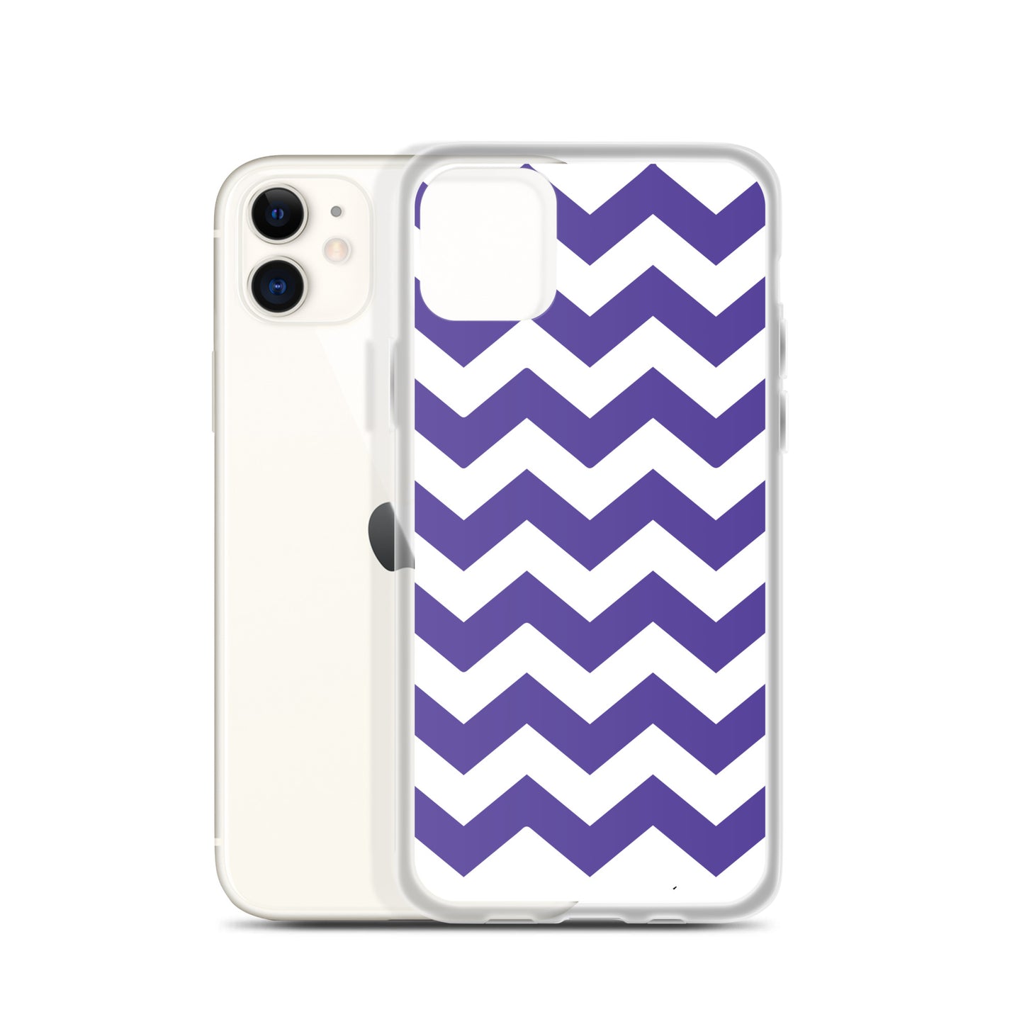 Blue Zigzag - Inspired By Harry Styles - Sustainably Made Clear Case for iPhone®