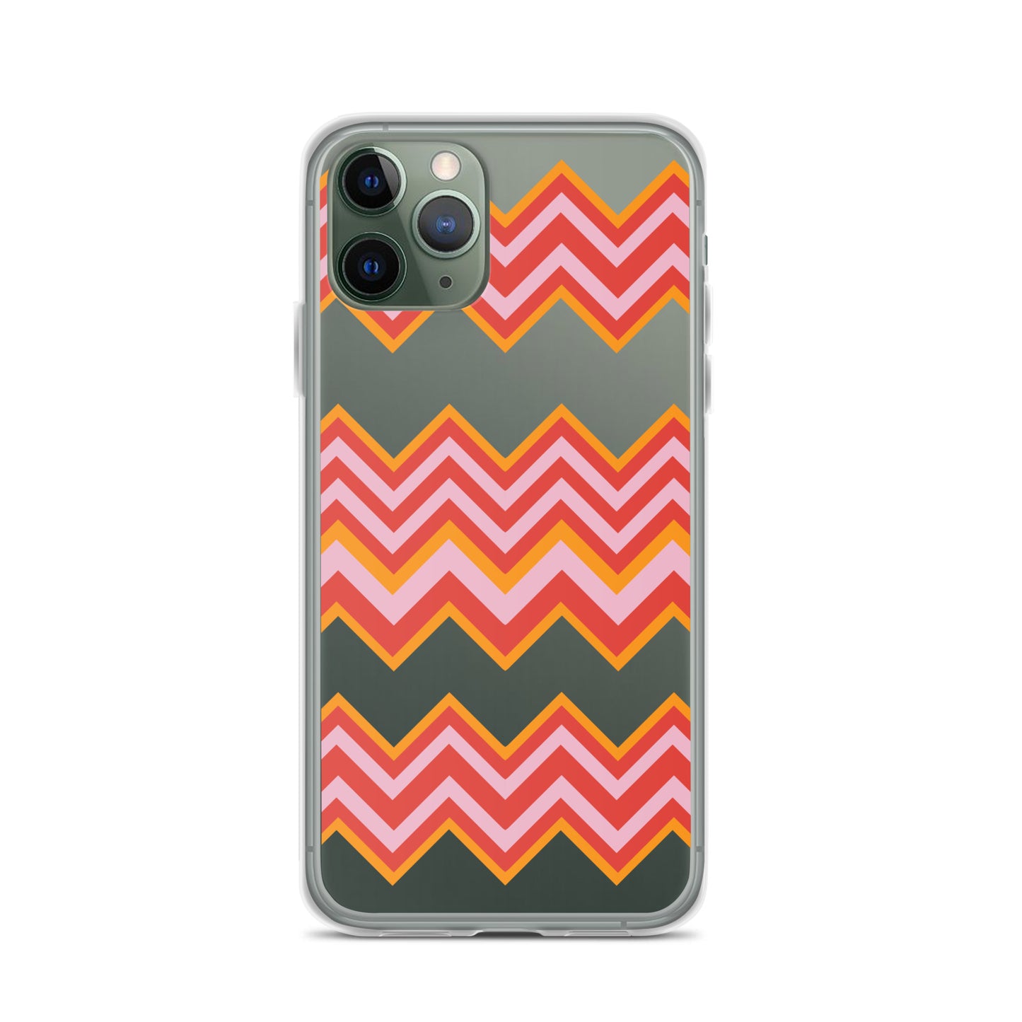 Retro Zigzag - Inspired By Taylor Swift - Sustainably Made Clear Case for iPhone®