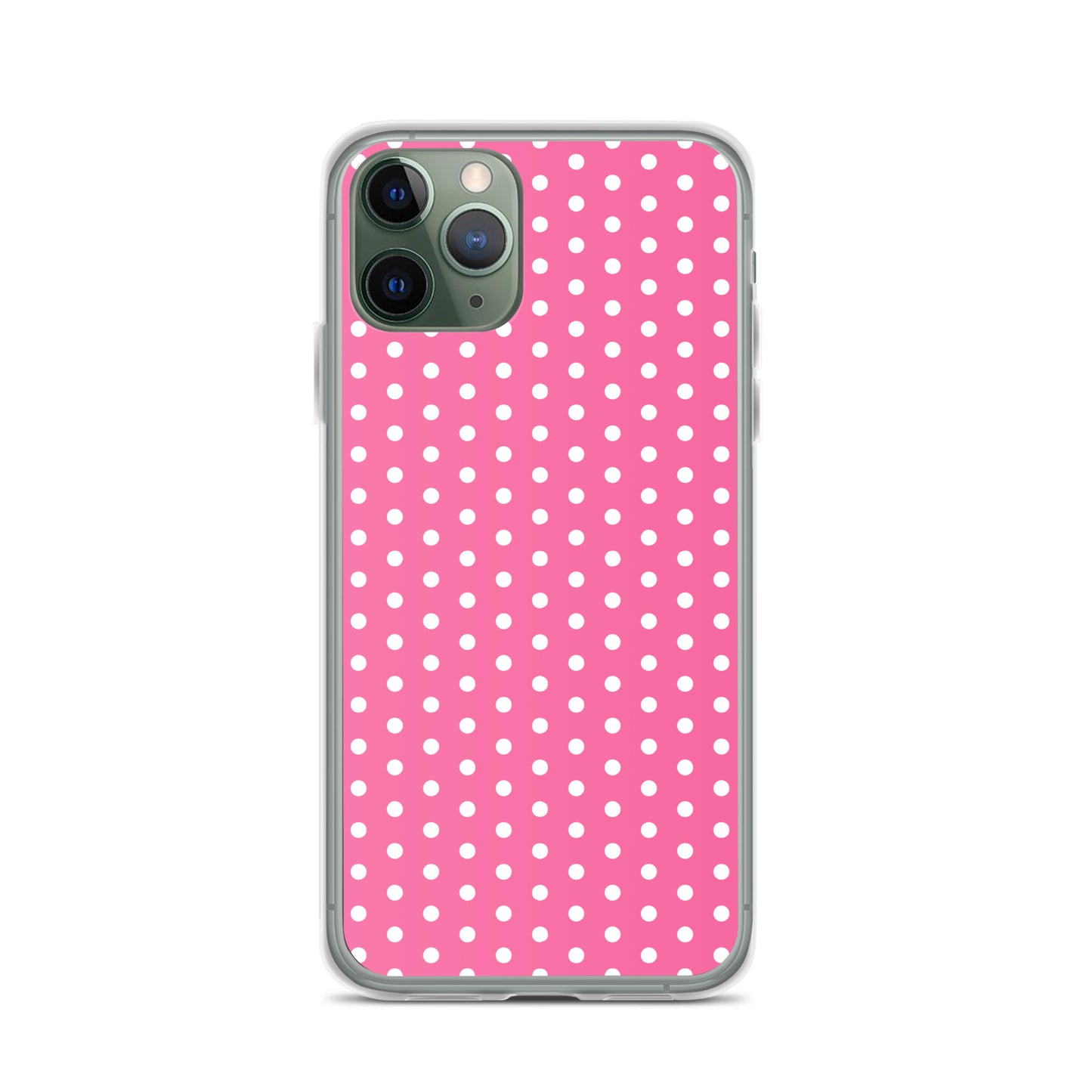 Pink Polkadot - Inspired By Harry Styles - Sustainably Made Clear Case for iPhone®