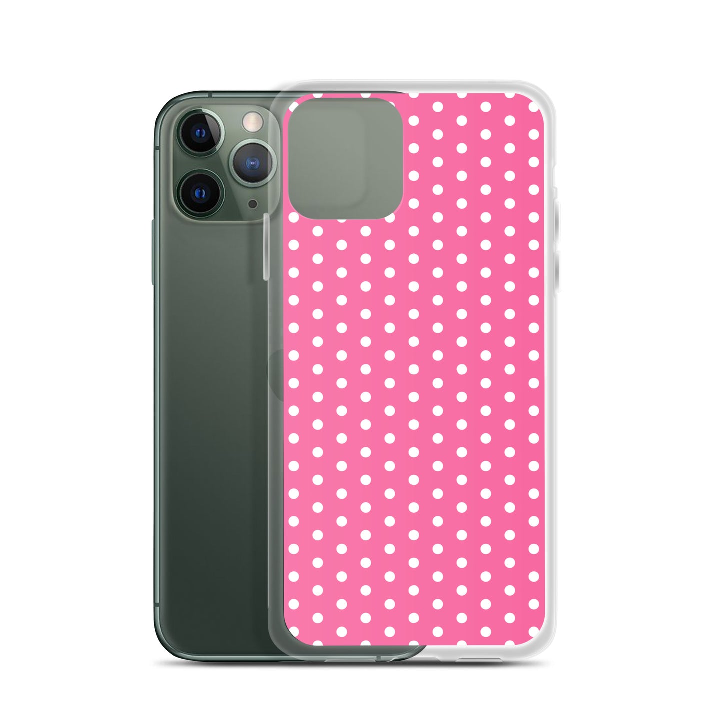 Pink Polkadot - Inspired By Harry Styles - Sustainably Made Clear Case for iPhone®