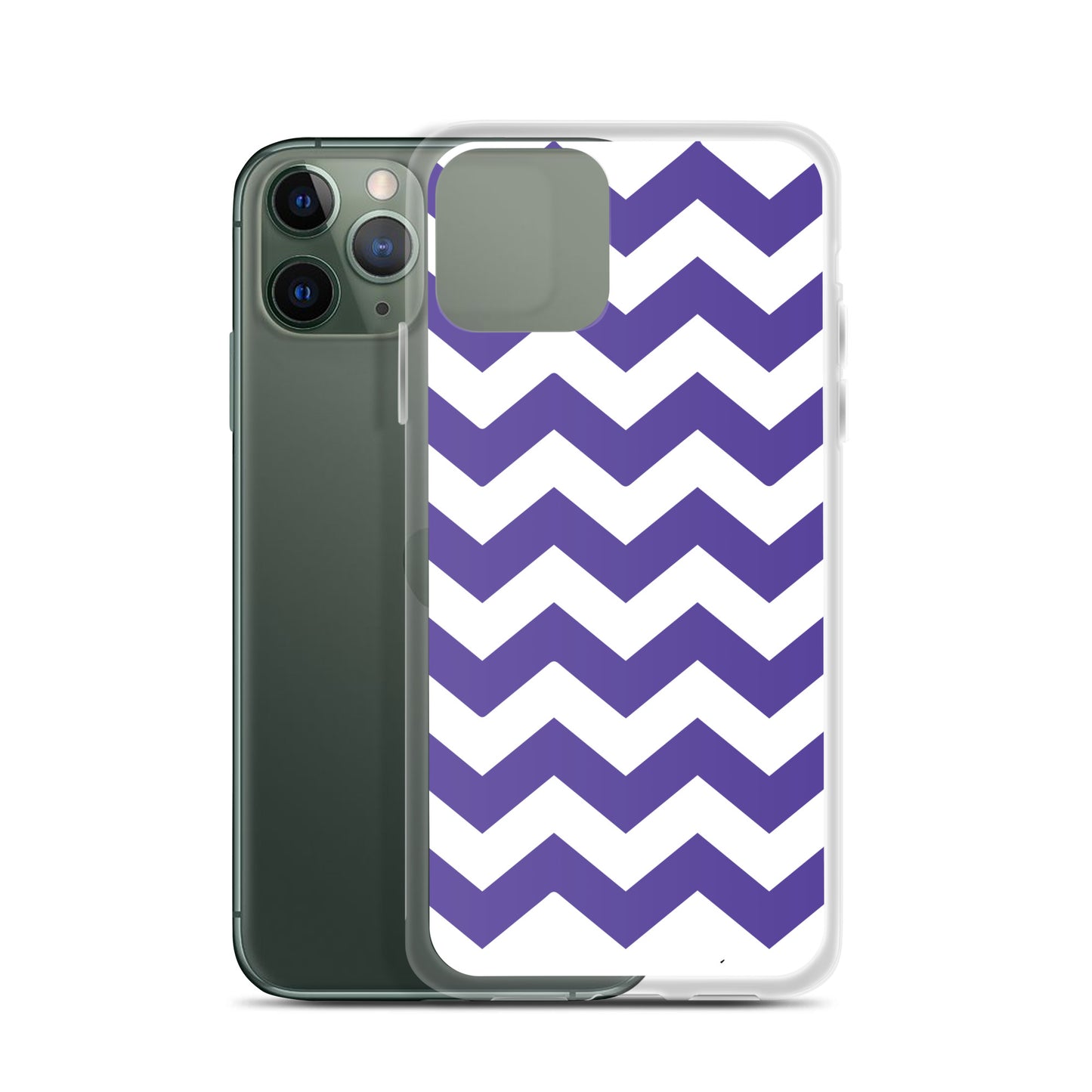 Blue Zigzag - Inspired By Harry Styles - Sustainably Made Clear Case for iPhone®