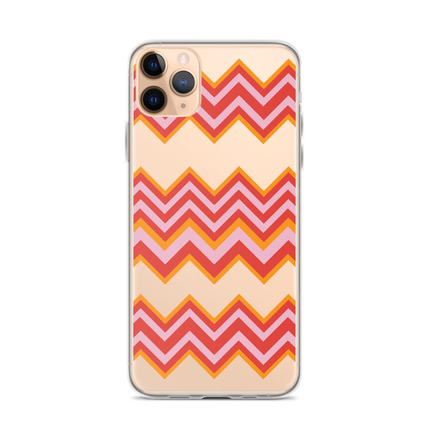 Retro Zigzag - Inspired By Taylor Swift - Sustainably Made Clear Case for iPhone®
