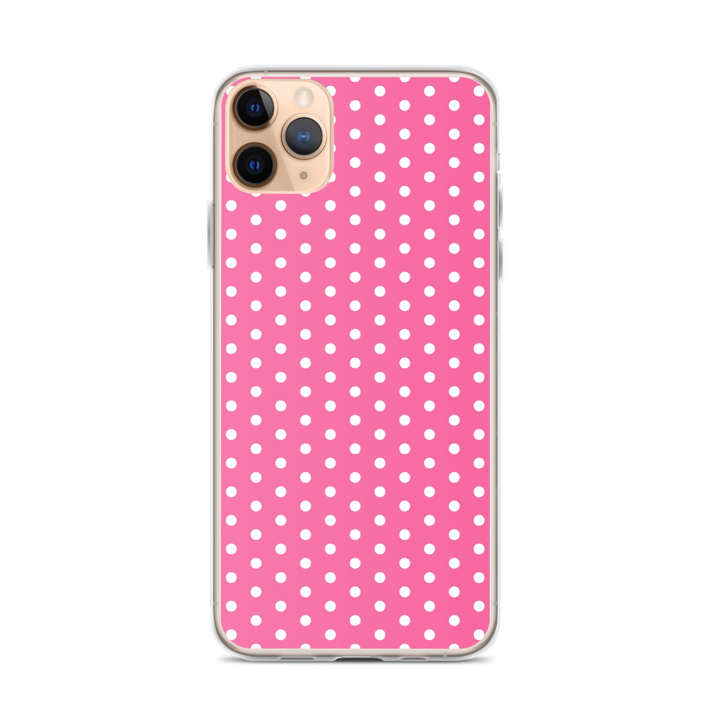 Pink Polkadot - Inspired By Harry Styles - Sustainably Made Clear Case for iPhone®
