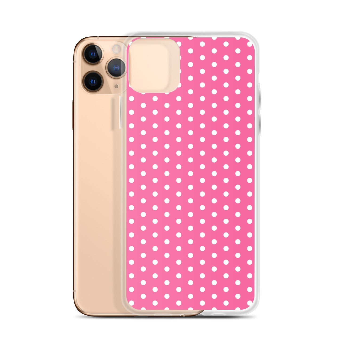 Pink Polkadot - Inspired By Harry Styles - Sustainably Made Clear Case for iPhone®