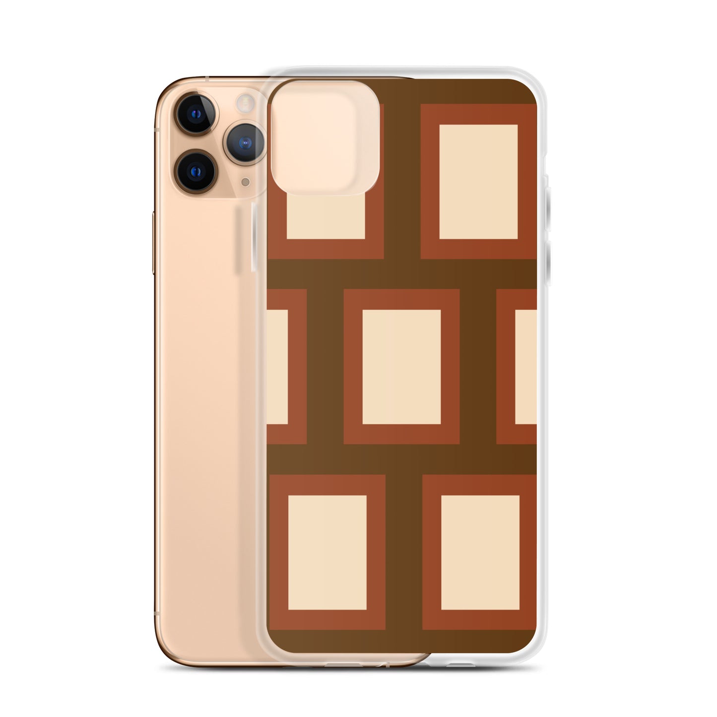 Retro Block - Inspired By Harry Styles - Sustainably Made Clear Case for iPhone®
