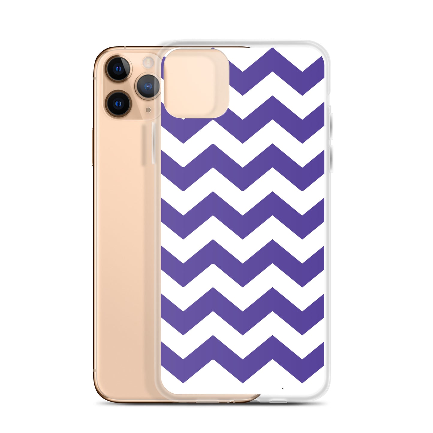 Blue Zigzag - Inspired By Harry Styles - Sustainably Made Clear Case for iPhone®