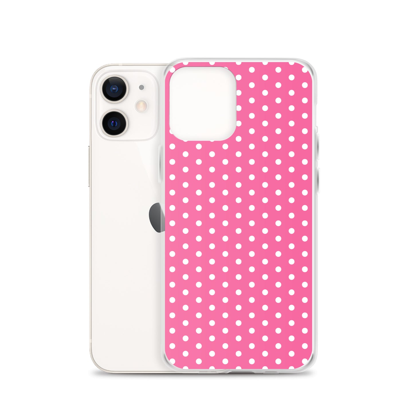 Pink Polkadot - Inspired By Harry Styles - Sustainably Made Clear Case for iPhone®