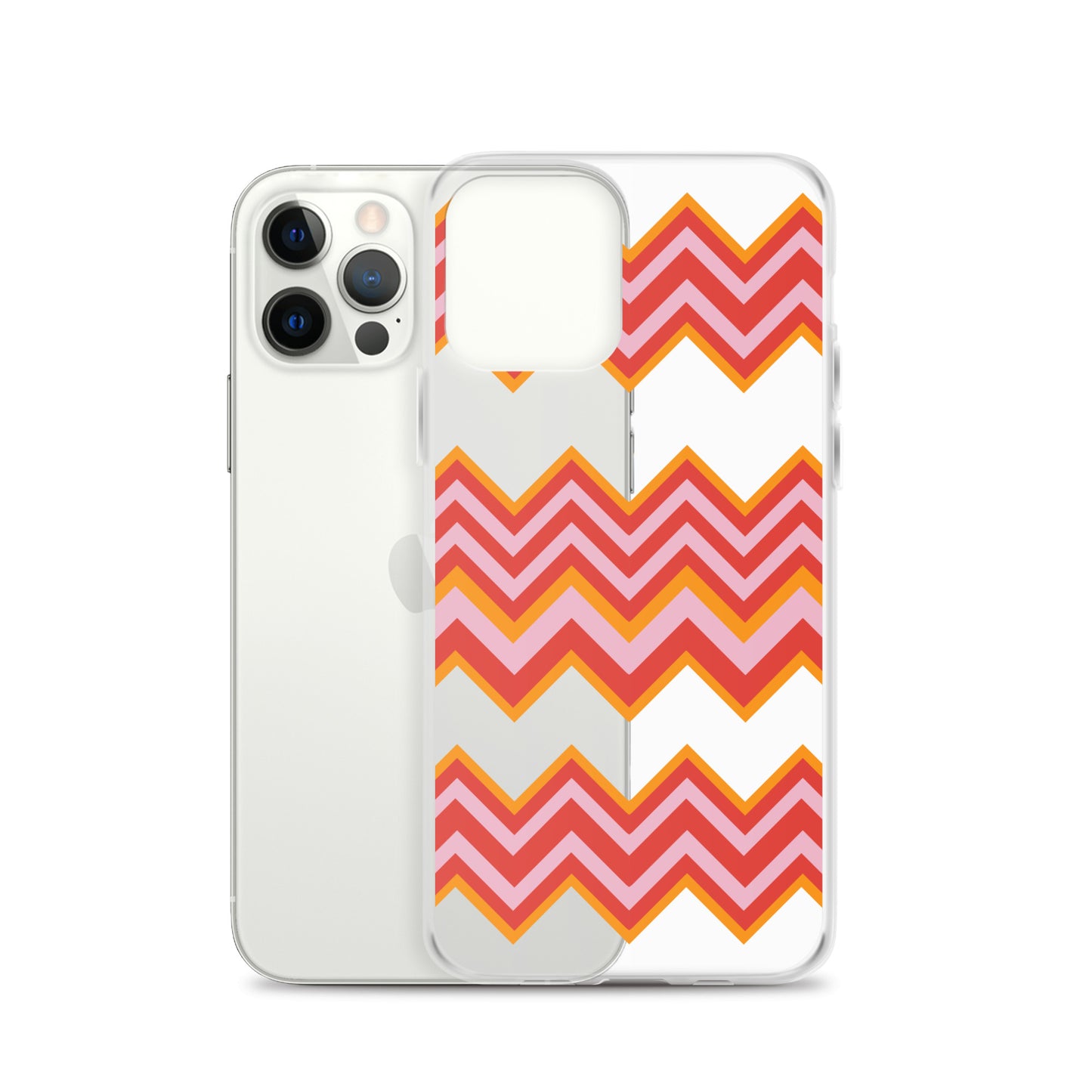 Retro Zigzag - Inspired By Taylor Swift - Sustainably Made Clear Case for iPhone®